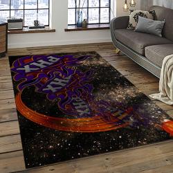 NBA Phoenix Suns Basketball Team Logo Sport Carpet Rectangle Area Rug For Living Room PS4