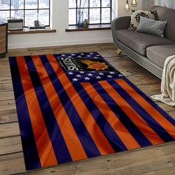 NBA Phoenix Suns Basketball Team Logo Sport Carpet Rectangle Area Rug For Living Room PS41