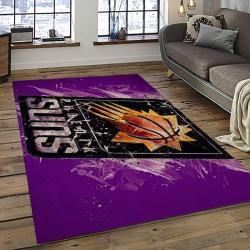 NBA Phoenix Suns Basketball Team Logo Sport Carpet Rectangle Area Rug For Living Room PS44