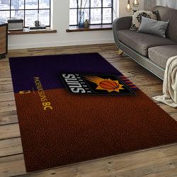 NBA Phoenix Suns Basketball Team Logo Sport Carpet Rectangle Area Rug For Living Room PS45