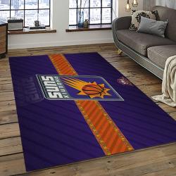 NBA Phoenix Suns Basketball Team Logo Sport Carpet Rectangle Area Rug For Living Room PS5