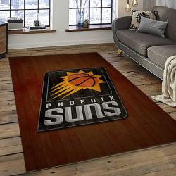 NBA Phoenix Suns Basketball Team Logo Sport Carpet Rectangle Area Rug For Living Room PS50