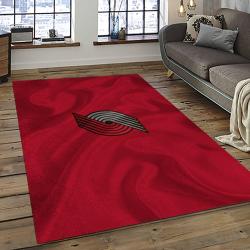 NBA Portland Trail Blazers Basketball Team Logo Sport Carpet Rectangle Area Rug For Living Room PTB22