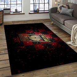 NBA Portland Trail Blazers Basketball Team Logo Sport Carpet Rectangle Area Rug For Living Room PTB30