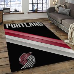 NBA Portland Trail Blazers Basketball Team Logo Sport Carpet Rectangle Area Rug For Living Room PTB39