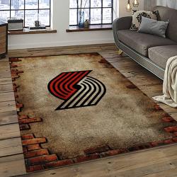 NBA Portland Trail Blazers Basketball Team Logo Sport Carpet Rectangle Area Rug For Living Room PTB4