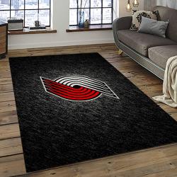 NBA Portland Trail Blazers Basketball Team Logo Sport Carpet Rectangle Area Rug For Living Room PTB7