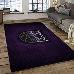 NBA Sacramento Kings Basketball Team Logo Sport Carpet Rectangle Area Rug For Living Room SCK8