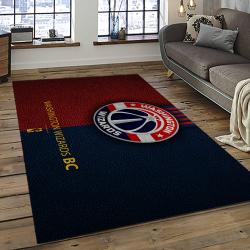 NBA Washington Wizards Basketball Team Logo Sport Carpet Rectangle Area Rug For Living Room WSW18