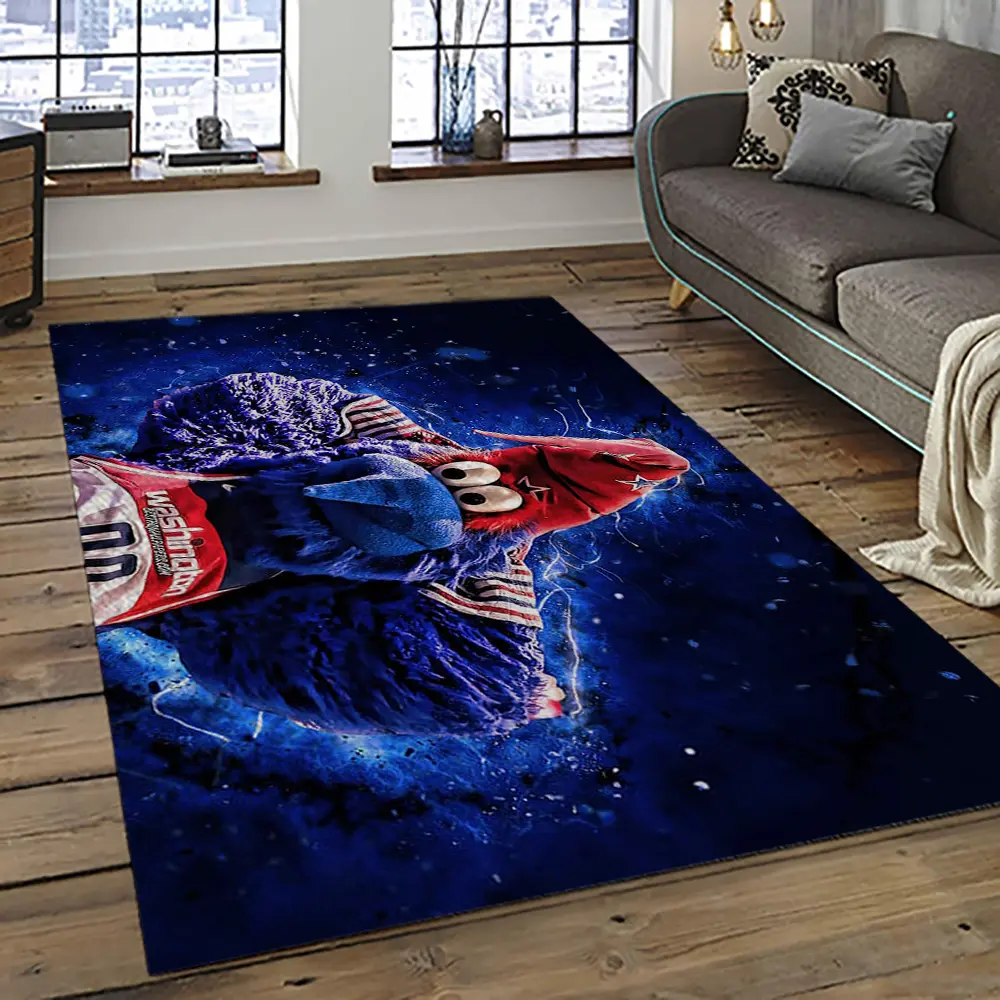NBA Washington Wizards Basketball Team Logo Sport Carpet Rectangle Area Rug For Living Room WSW19