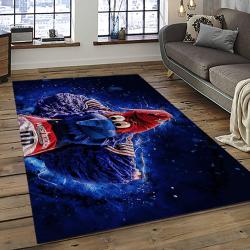 NBA Washington Wizards Basketball Team Logo Sport Carpet Rectangle Area Rug For Living Room WSW19