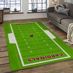 NFL Arizona Cardinals Football Team Logo Sport Carpet Rectangle Area Rug For Living Room AC17