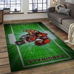 NFL Arizona Cardinals Football Team Logo Sport Carpet Rectangle Area Rug For Living Room AC18