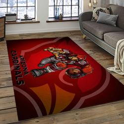 NFL Arizona Cardinals Football Team Logo Sport Carpet Rectangle Area Rug For Living Room AC19