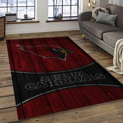 NFL Arizona Cardinals Football Team Logo Sport Carpet Rectangle Area Rug For Living Room AC31