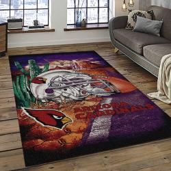 NFL Arizona Cardinals Football Team Logo Sport Carpet Rectangle Area Rug For Living Room AC33