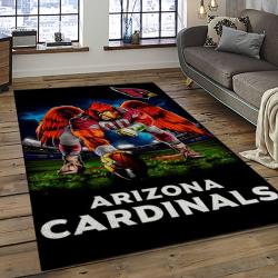 NFL Arizona Cardinals Football Team Logo Sport Carpet Rectangle Area Rug For Living Room AC36