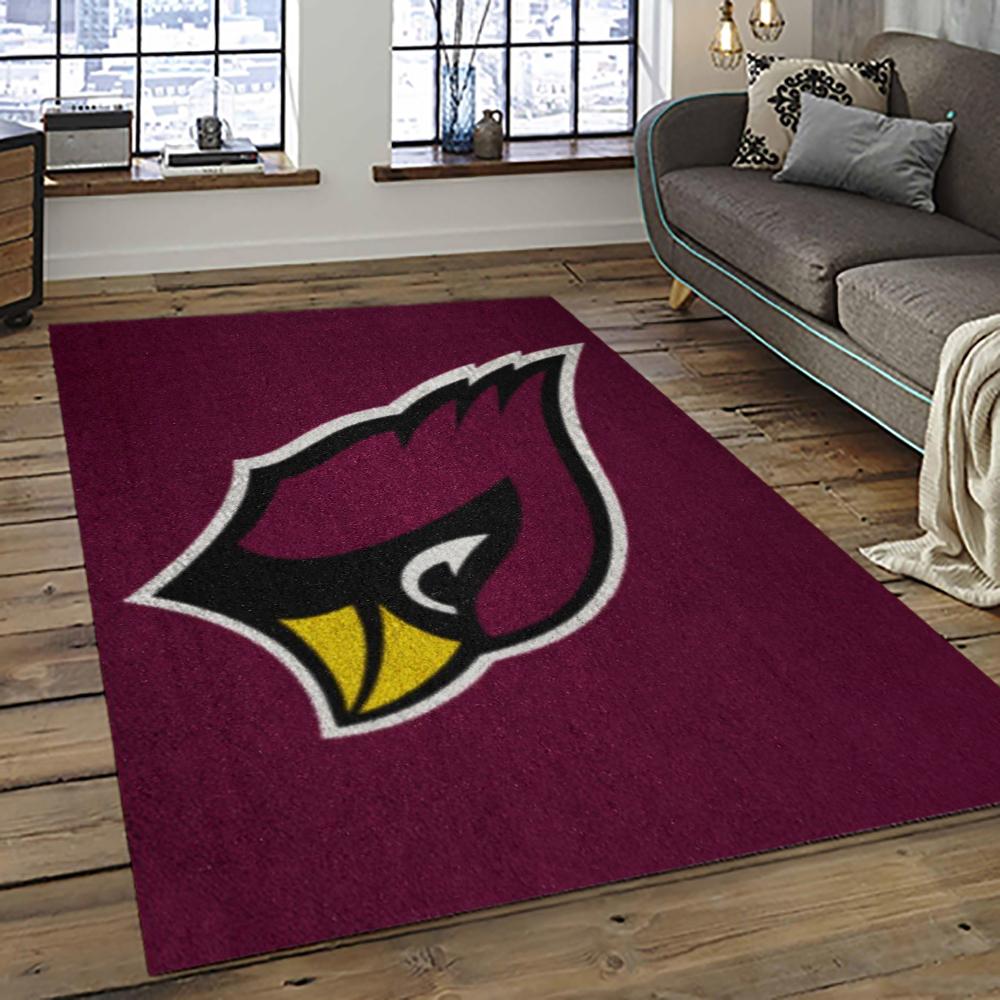 NFL Arizona Cardinals Football Team Logo Sport Carpet Rectangle Area Rug For Living Room AC55