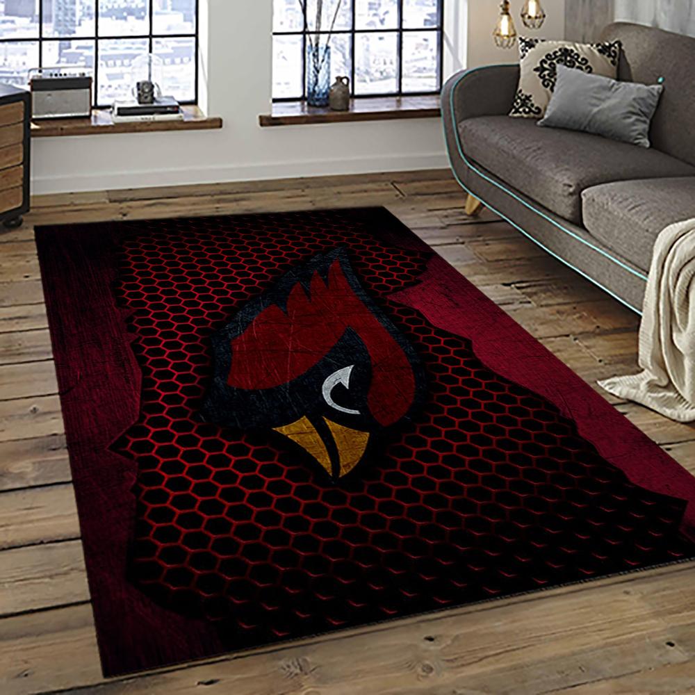 NFL Arizona Cardinals Football Team Logo Sport Carpet Rectangle Area Rug For Living Room AC69