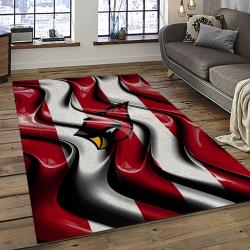 NFL Arizona Cardinals Football Team Logo Sport Carpet Rectangle Area Rug For Living Room AC77