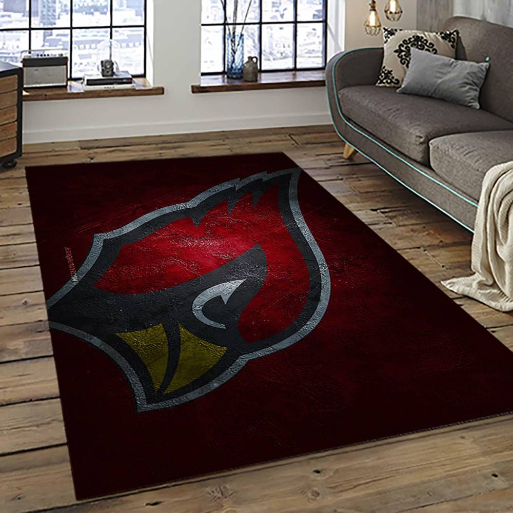 NFL Arizona Cardinals Football Team Logo Sport Carpet Rectangle Area Rug For Living Room AC79