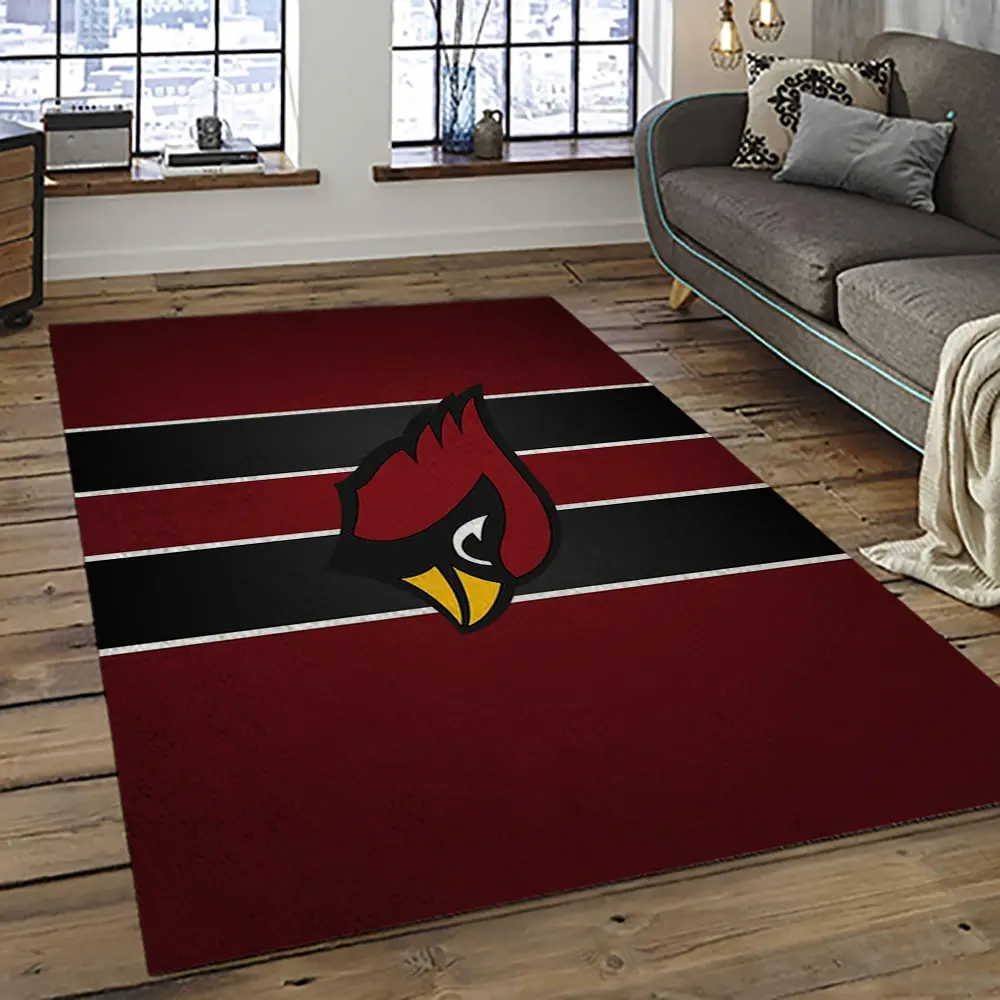 NFL Arizona Cardinals Football Team Logo Sport Carpet Rectangle Area Rug For Living Room AC82