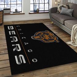 NFL Chicago Bears Football Team Logo Sport Carpet Rectangle Area Rug For Living Room CCB12