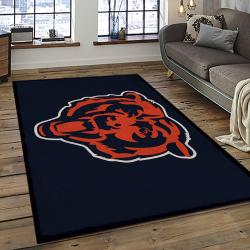 NFL Chicago Bears Football Team Logo Sport Carpet Rectangle Area Rug For Living Room CCB16