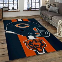 NFL Chicago Bears Football Team Logo Sport Carpet Rectangle Area Rug For Living Room CCB39