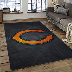 NFL Chicago Bears Football Team Logo Sport Carpet Rectangle Area Rug For Living Room CCB49
