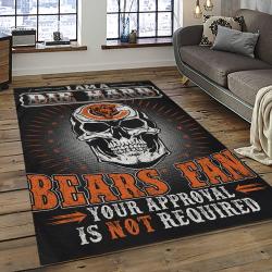 NFL Chicago Bears Football Team Logo Sport Carpet Rectangle Area Rug For Living Room CCB50