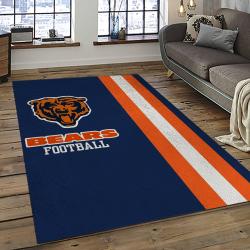 NFL Chicago Bears Football Team Logo Sport Carpet Rectangle Area Rug For Living Room CCB58