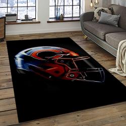 NFL Chicago Bears Football Team Logo Sport Carpet Rectangle Area Rug For Living Room CCB60