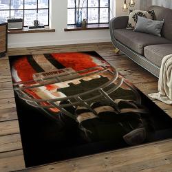 NFL Cleveland Browns Football Team Logo Sport Carpet Rectangle Area Rug For Living Room CB04