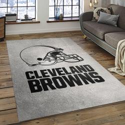 NFL Cleveland Browns Football Team Logo Sport Carpet Rectangle Area Rug For Living Room CB15