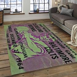 NFL Cleveland Browns Football Team Logo Sport Carpet Rectangle Area Rug For Living Room CB49