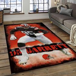 NFL Cleveland Browns Football Team Logo Sport Carpet Rectangle Area Rug For Living Room CB59