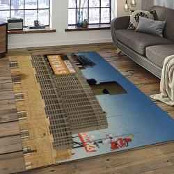 NFL Cleveland Browns Football Team Logo Sport Carpet Rectangle Area Rug For Living Room CB67
