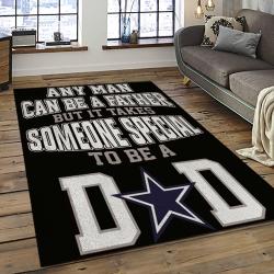NFL Dallas Cowboy Football Team Logo Sport Carpet Rectangle Area Rug For Living Room DC05
