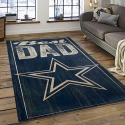 NFL Dallas Cowboy Football Team Logo Sport Carpet Rectangle Area Rug For Living Room DC07