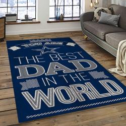 NFL Dallas Cowboy Football Team Logo Sport Carpet Rectangle Area Rug For Living Room DC08