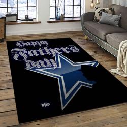 NFL Dallas Cowboy Football Team Logo Sport Carpet Rectangle Area Rug For Living Room DC10