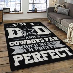 NFL Dallas Cowboy Football Team Logo Sport Carpet Rectangle Area Rug For Living Room DC13