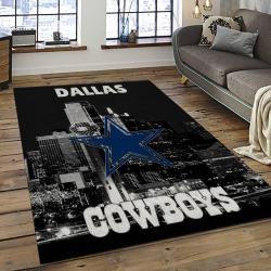 NFL Dallas Cowboy Football Team Logo Sport Carpet Rectangle Area Rug For Living Room DC21