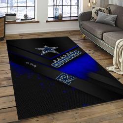 NFL Dallas Cowboy Football Team Logo Sport Carpet Rectangle Area Rug For Living Room DC22