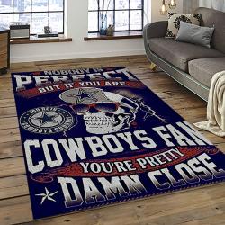 NFL Dallas Cowboy Football Team Logo Sport Carpet Rectangle Area Rug For Living Room DC33