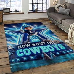 NFL Dallas Cowboy Football Team Logo Sport Carpet Rectangle Area Rug For Living Room DC34