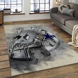 NFL Dallas Cowboy Football Team Logo Sport Carpet Rectangle Area Rug For Living Room DC49