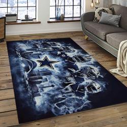 NFL Dallas Cowboy Football Team Logo Sport Carpet Rectangle Area Rug For Living Room DC59