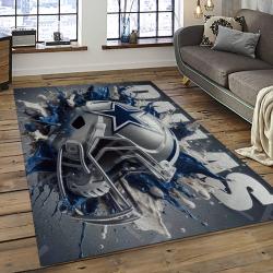 NFL Dallas Cowboy Football Team Logo Sport Carpet Rectangle Area Rug For Living Room DC64